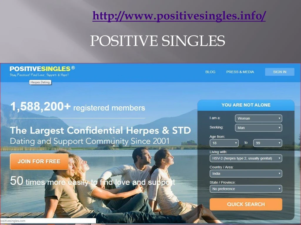 http www positivesingles info