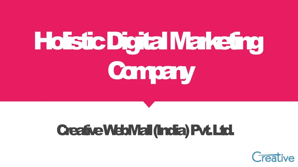 holistic digital marketing company