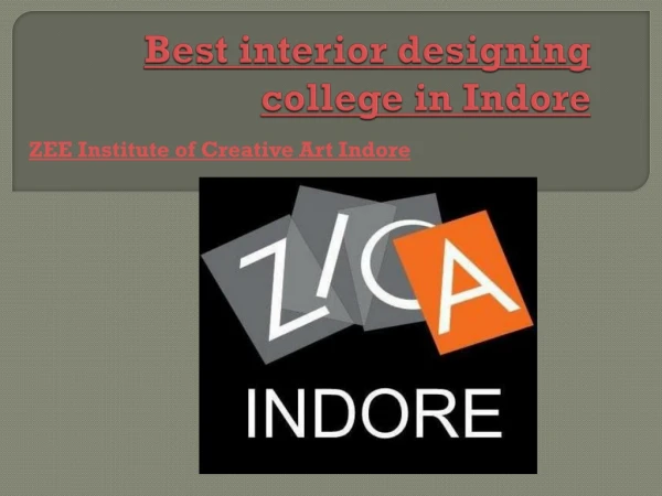 Best interior designing college in Indore