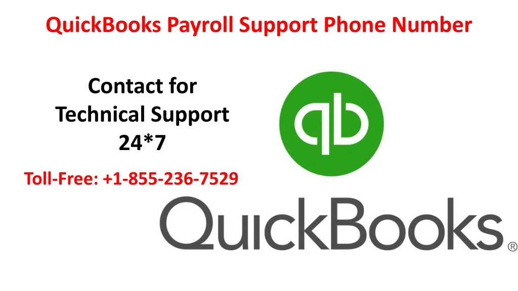 quickbooks payroll support phone number
