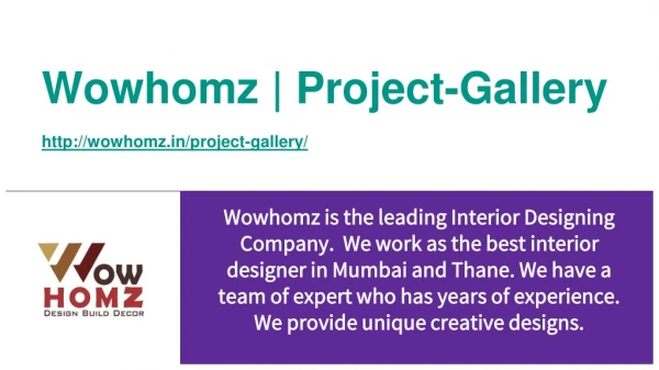 wowhomz Projects Gallery