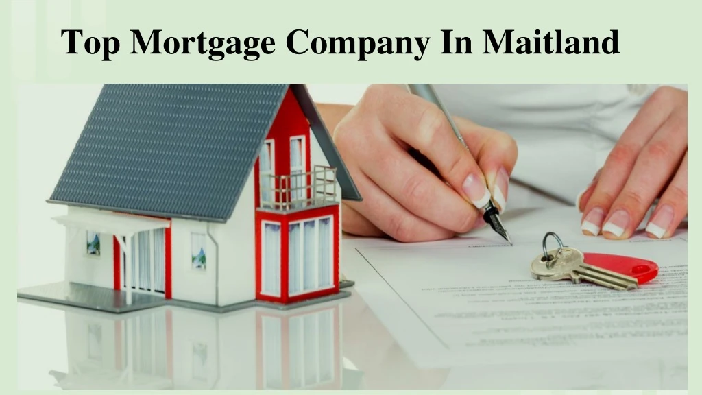 top mortgage company in maitland