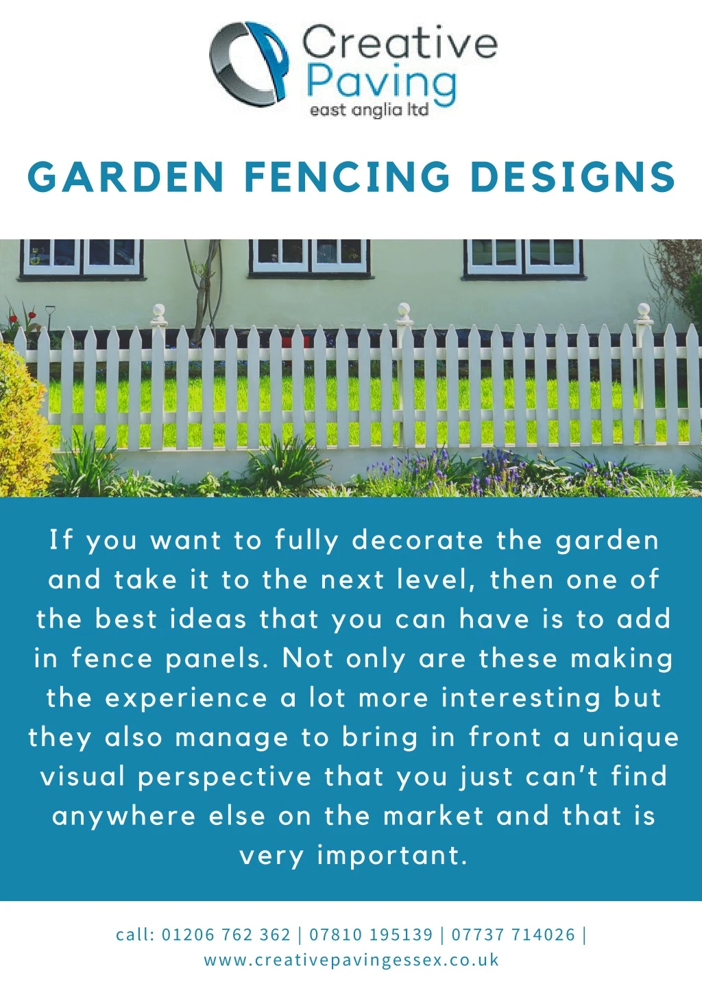 garden fencing designs