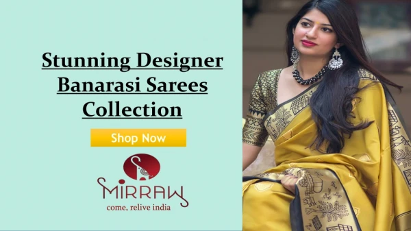 Stunning Banarasi sarees designer collection