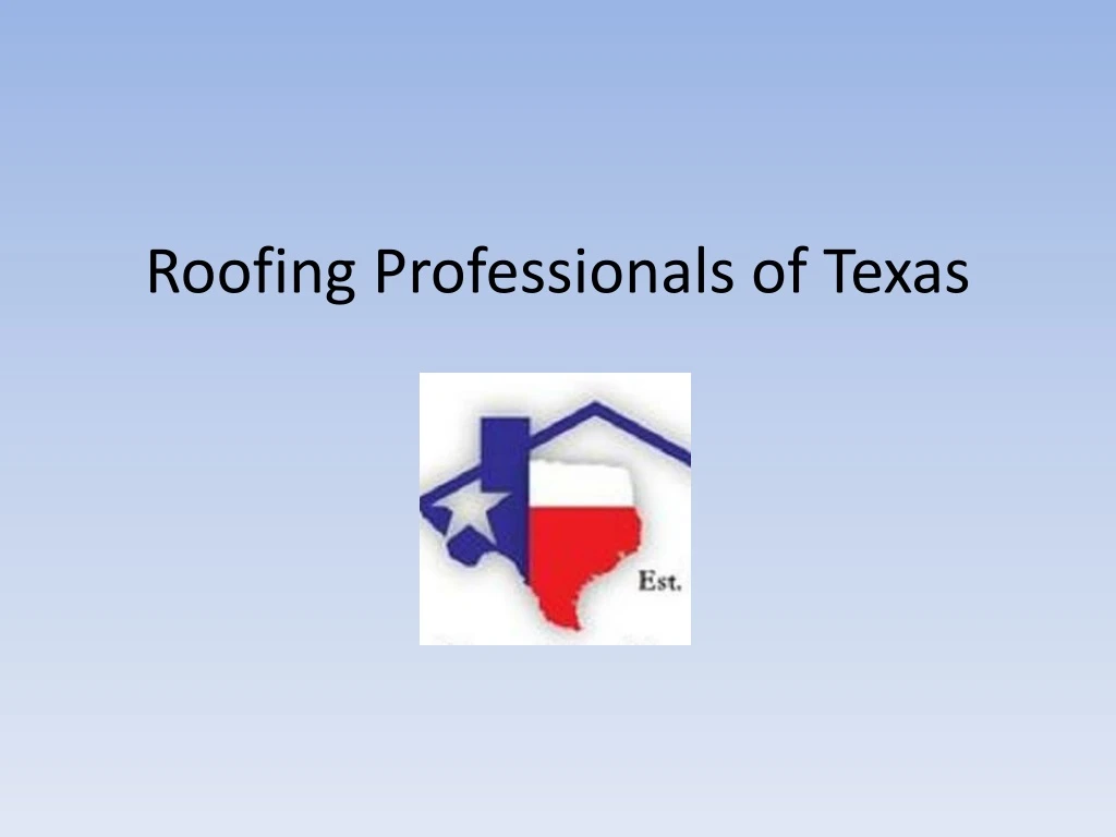 roofing professionals of texas