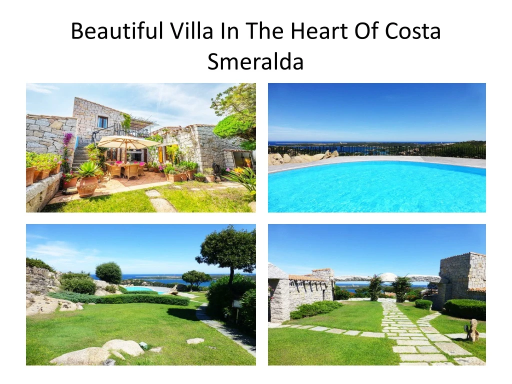 beautiful villa in the heart of costa smeralda