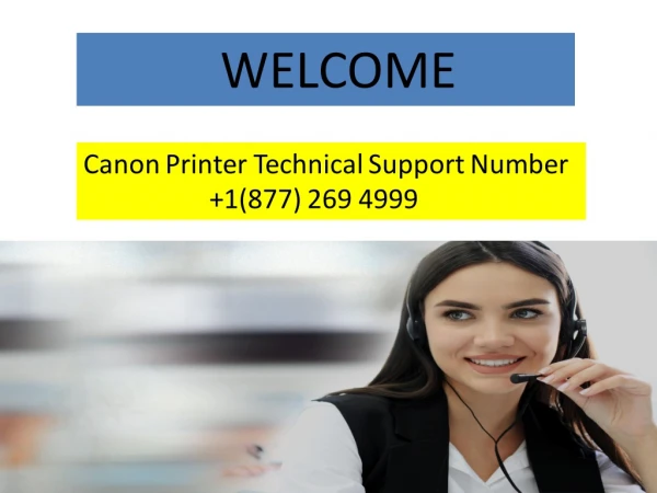 Canon Printer Customer Care Number 1(877) 269 4999