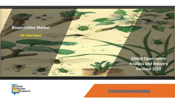 Biopesticides Market Revenue Forecasts to 2014-2022