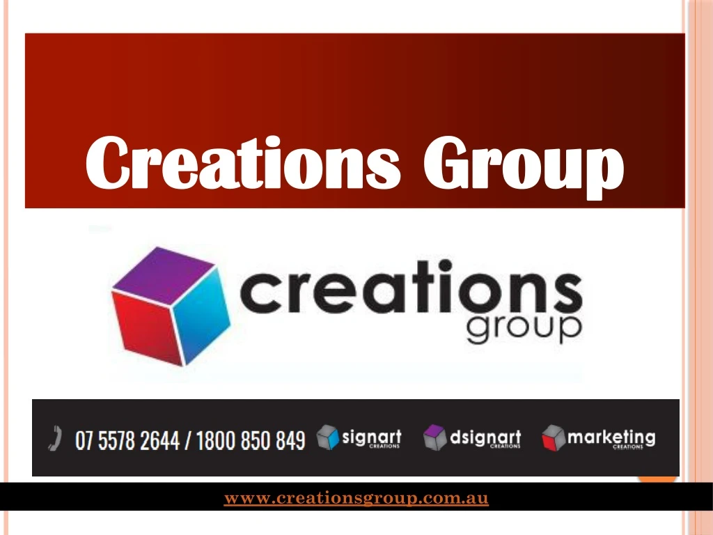 creations group creations group