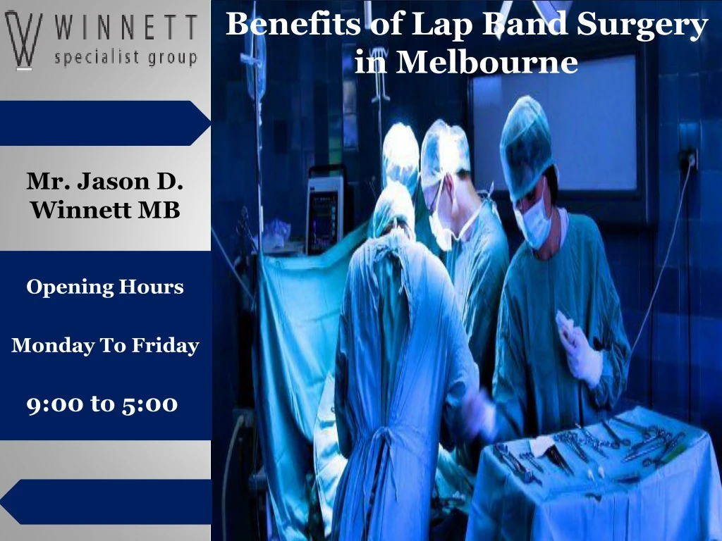 benefits of lap band surgery in melbourne