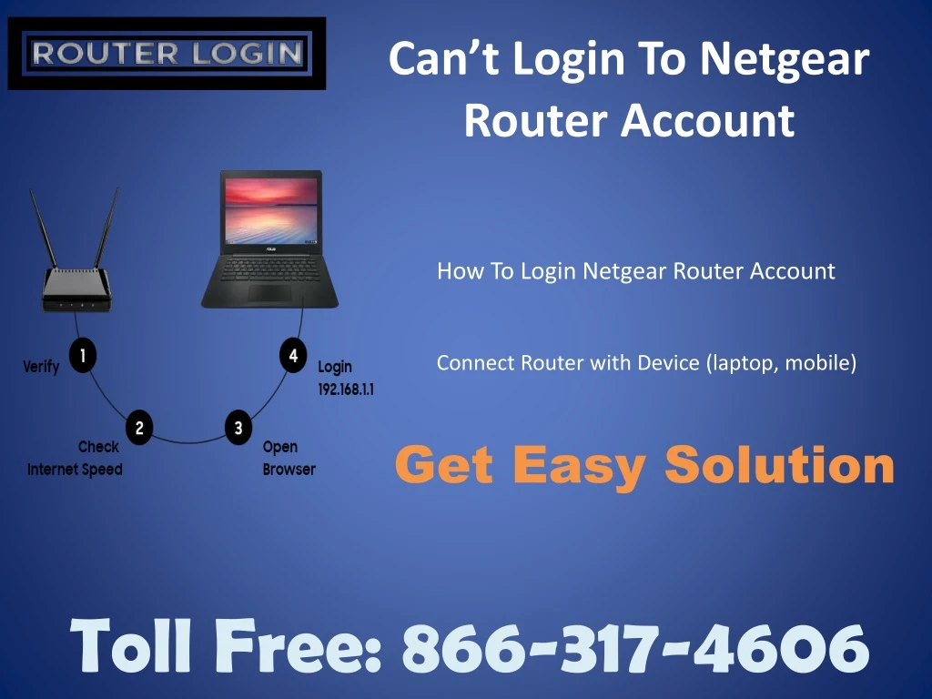 can t login to netgear router account