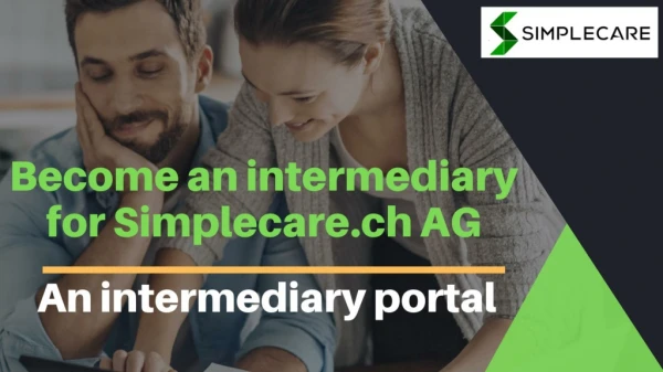 Online Portal for Insurance Intermediary - Simplecare.ch AG