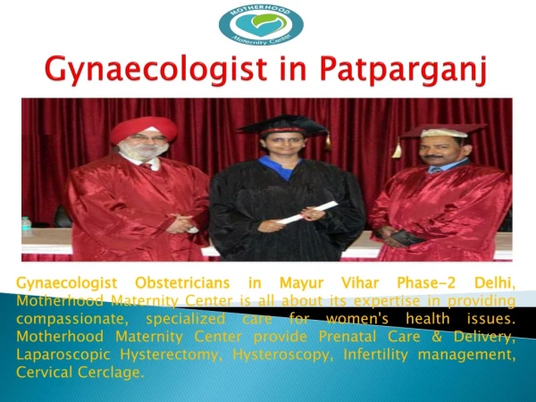 Gynaecologist in Patparganj | Best Obstetricians in Patparganj