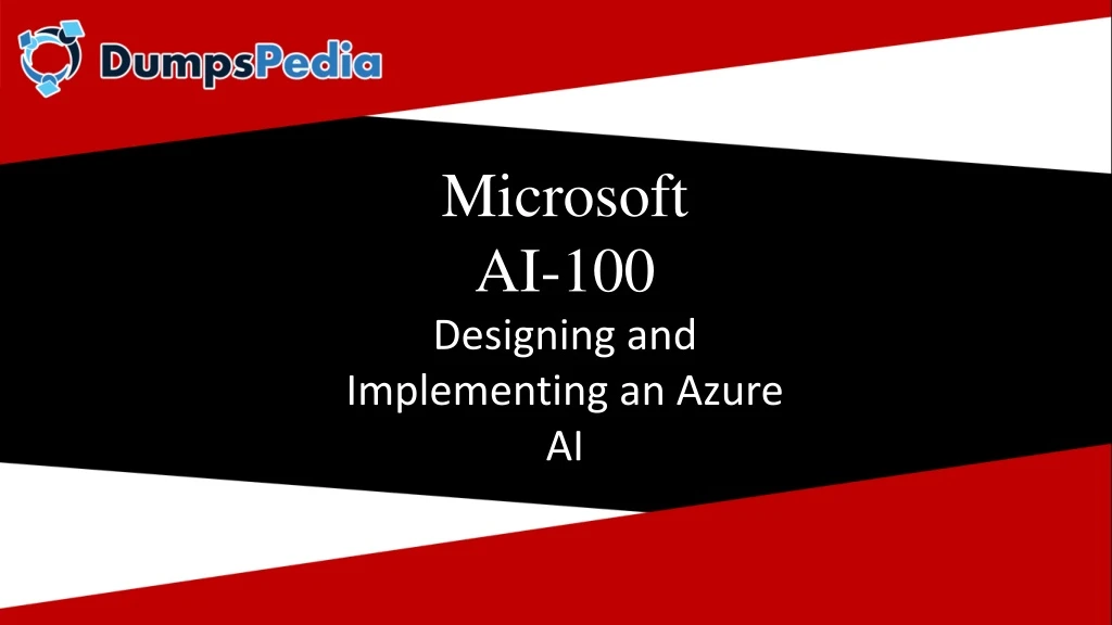 microsoft ai 100 designing and implementing