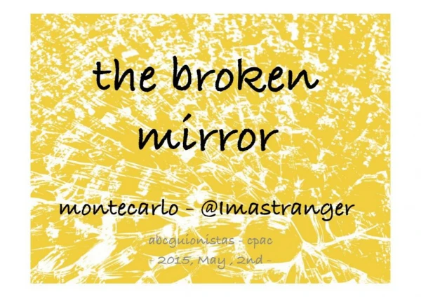 the broken mirror: reality, identity and crisis in the digital age