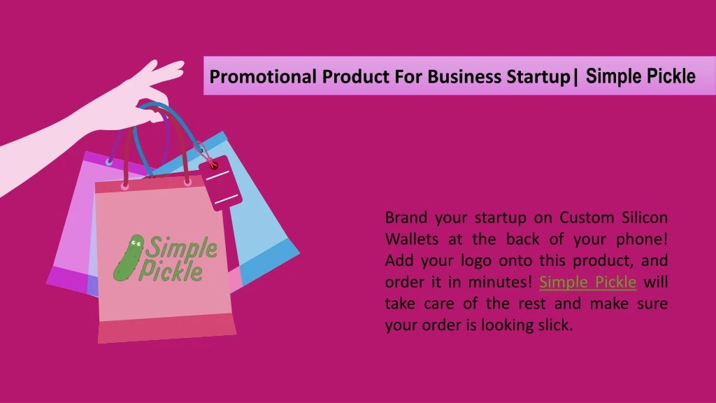 promotional product for business startup simple