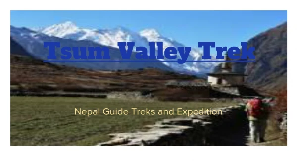 Tsum Valley Trek