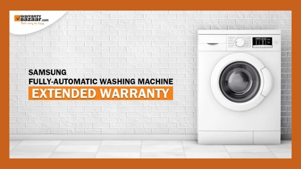 Warrantybazaar - Samsung Fully-Automatic Washing Machine- Extended Warranty