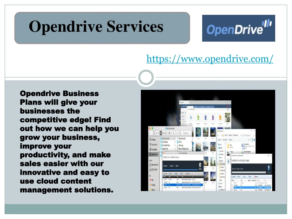 opendrive services