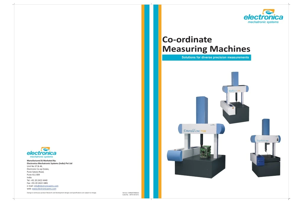 co ordinate measuring machines solutions