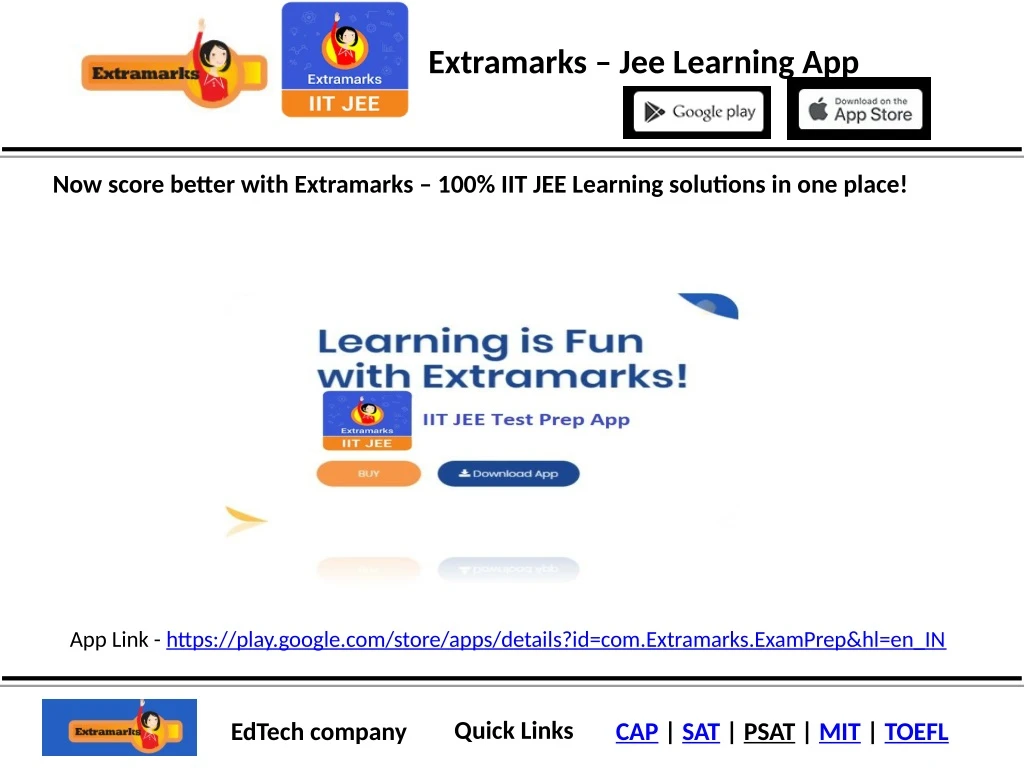 extramarks jee learning app