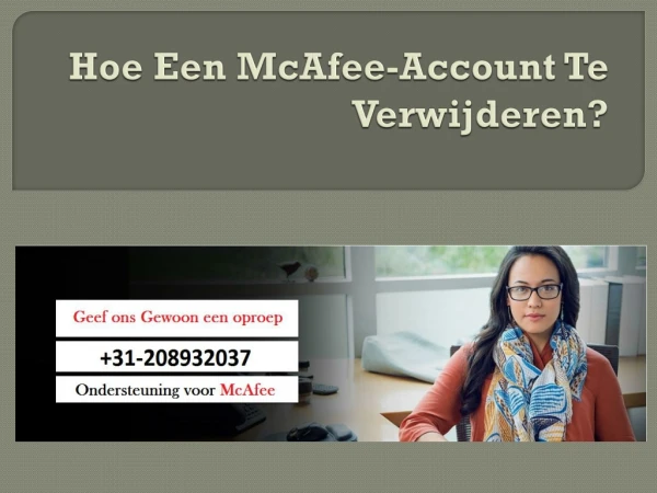 Hoe Een McAfee-Account Te Verwijderen?