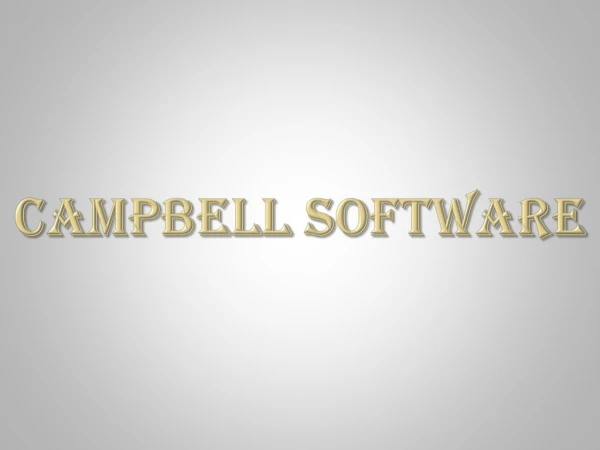 Campbell software
