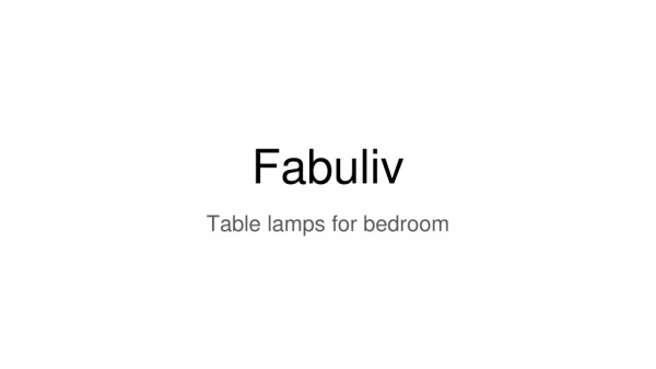 table lamp online in india