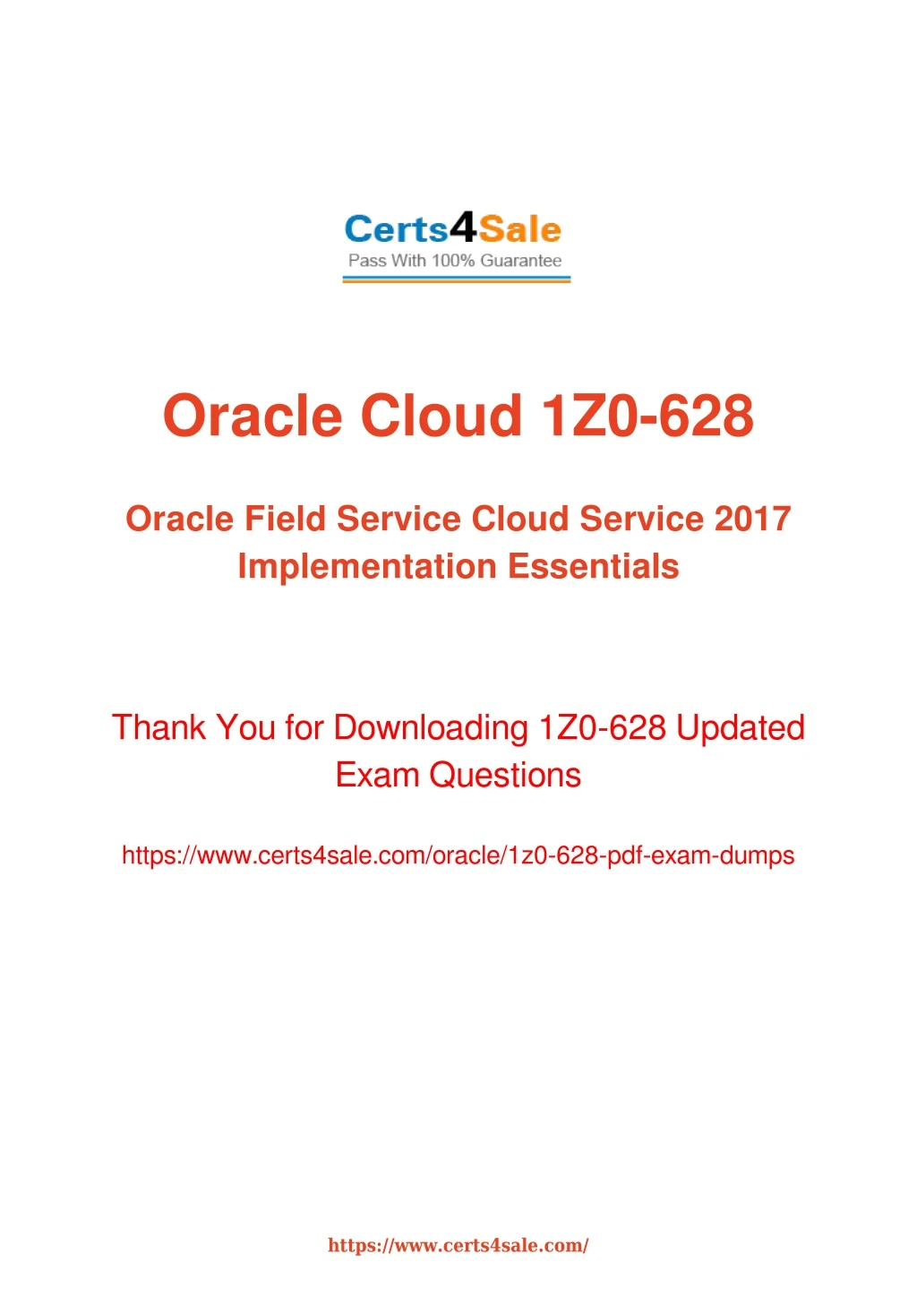 oracle cloud 1z0 628
