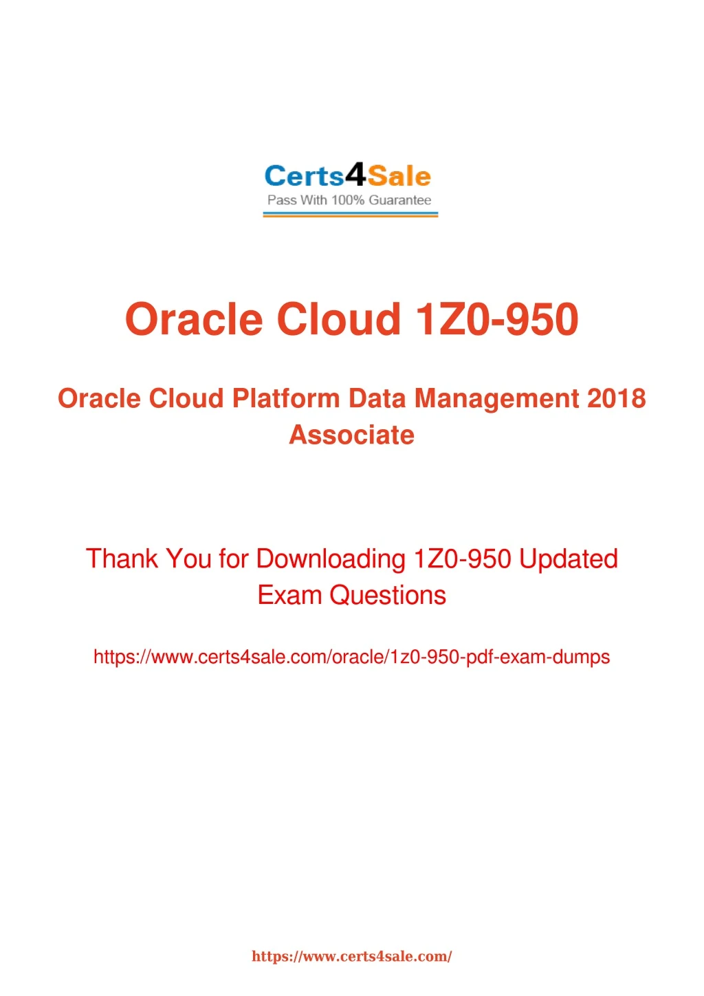 oracle cloud 1z0 950