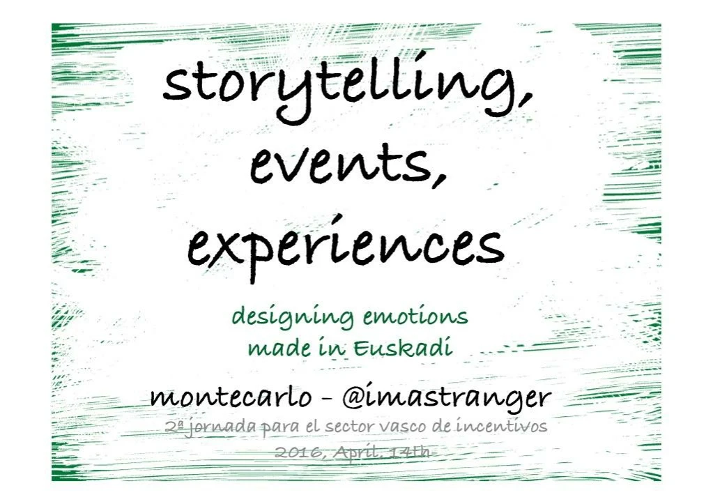storytelling events experiences designing emotions