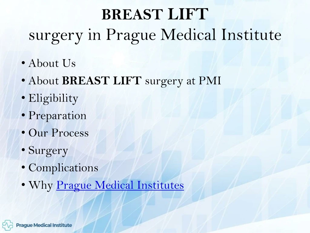 breast lift surgery in prague medical institute