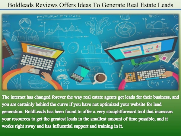 Boldleads Reviews Offers Ideas To Generate Real Estate Leads