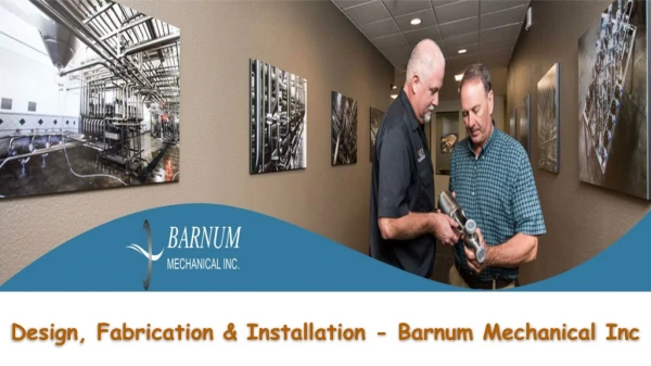 Process Piping Systems | Design, Fabrication & Installation Services | Barnum Mechanical Inc.