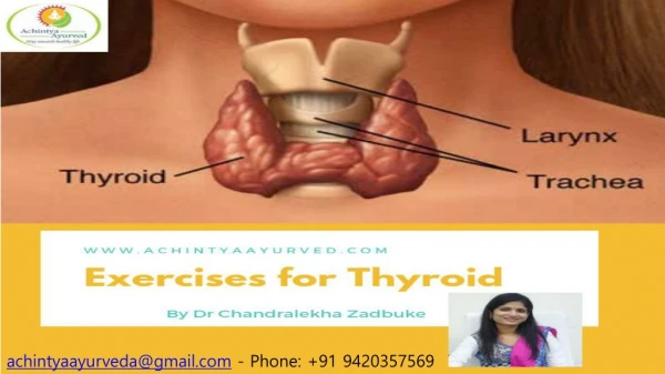 Exercise For Thyroid Control | Thyroid Exercise In Yoga
