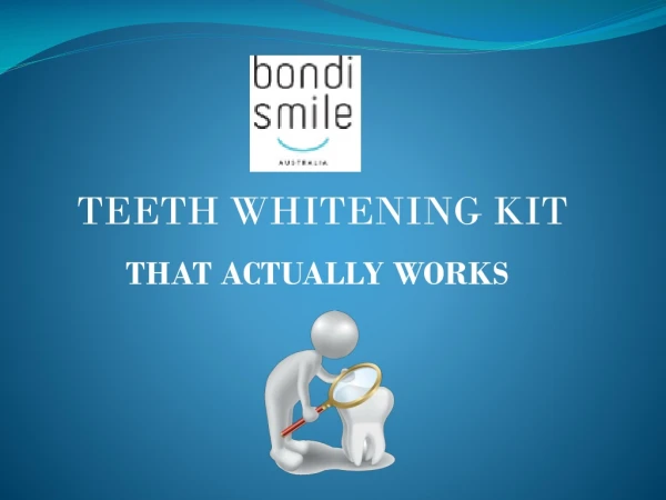 Teeth Whitening Kit uk