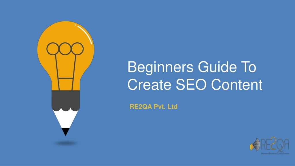 beginners guide to create seo content