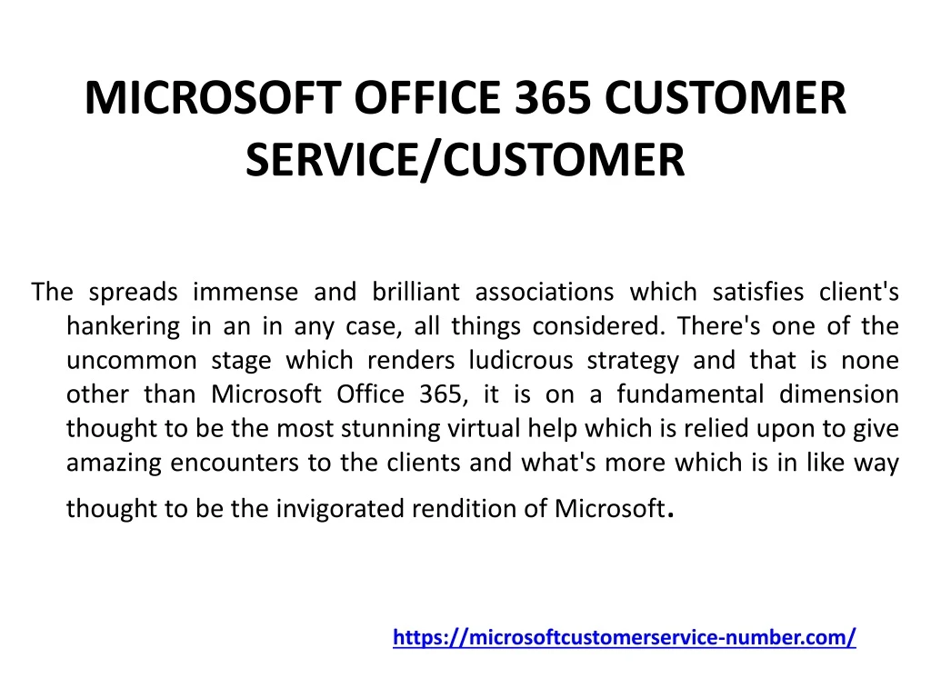 microsoft office 365 customer service customer