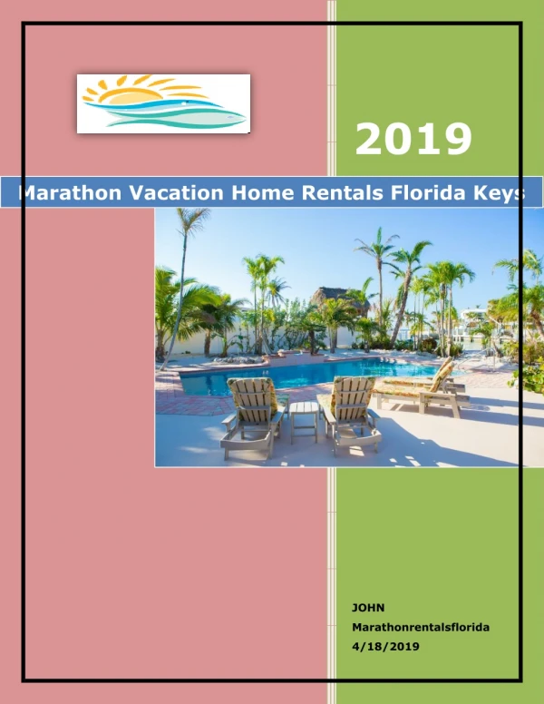 Marathon Vacation Home Rentals Florida Keys