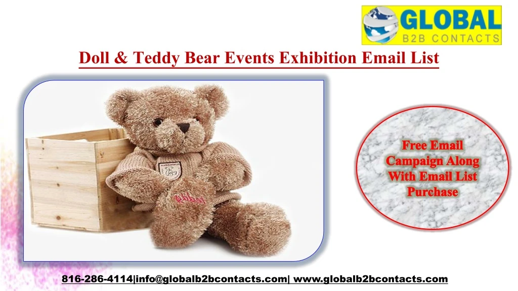 doll teddy bear events exhibition email list