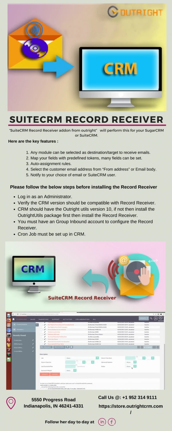 SuiteCRM Record Receiver Provide By Outright Store
