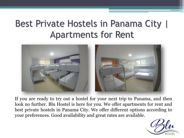 Private Hostels in Panama City | Apartments for Rent in Panama