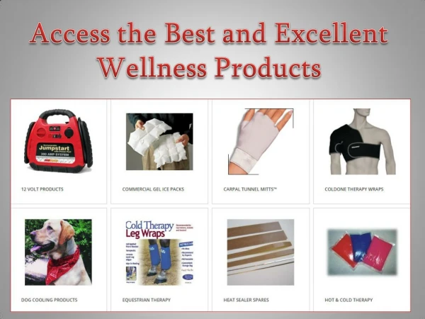 Access the Best and Excellent Wellness Products