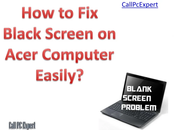How to Fix Black Screen on Acer Computer Easily?