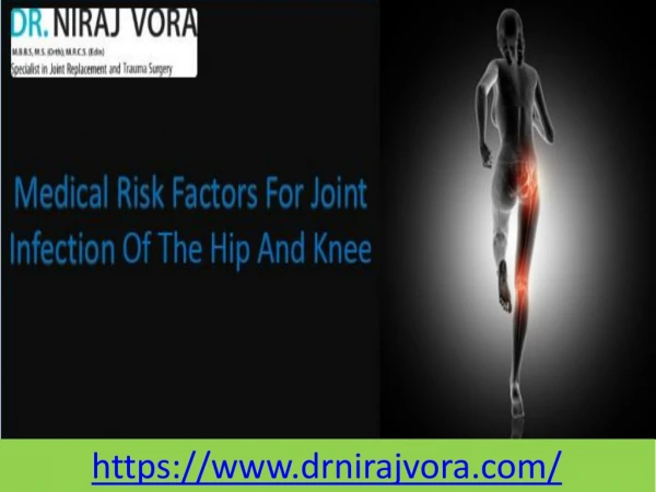 Medical risk factors for joint infection of the hip and knee