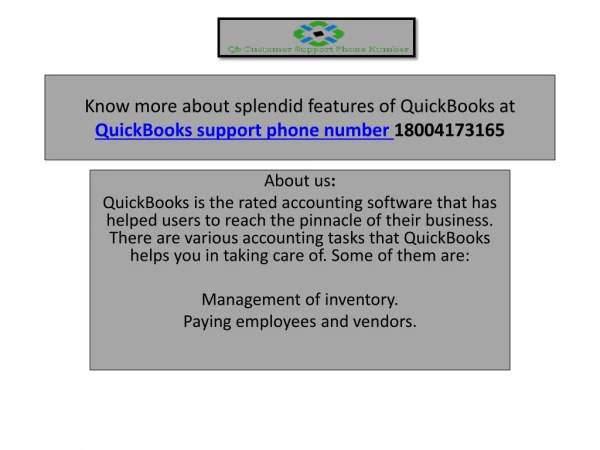 QuickBooks Support Phone Number