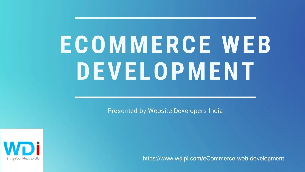 ecommerce web development