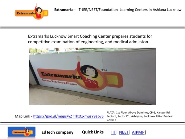 IIT-JEE/NEET/Foundation Learning Centers In Ashiana Lucknow