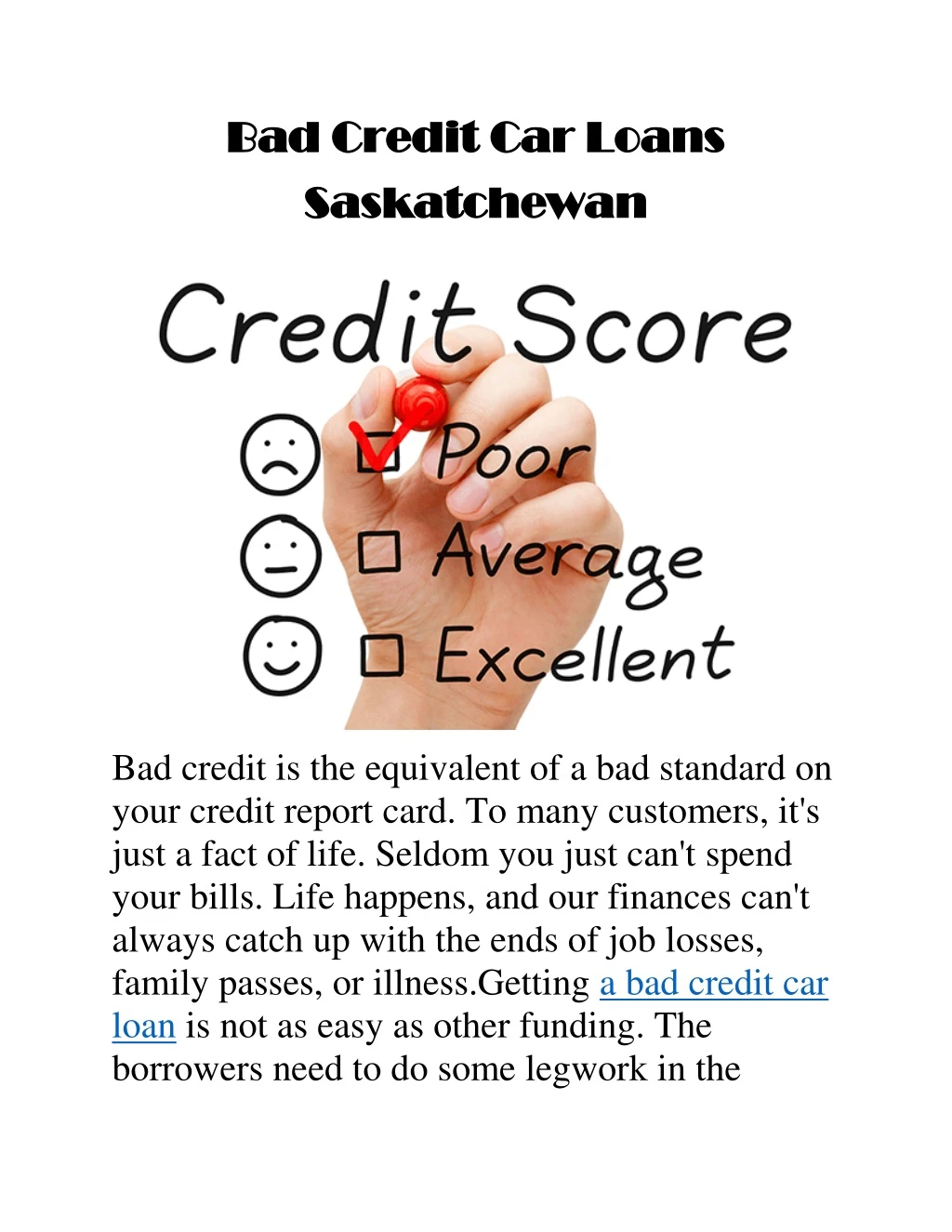 bad credit car loans bad credit car loans