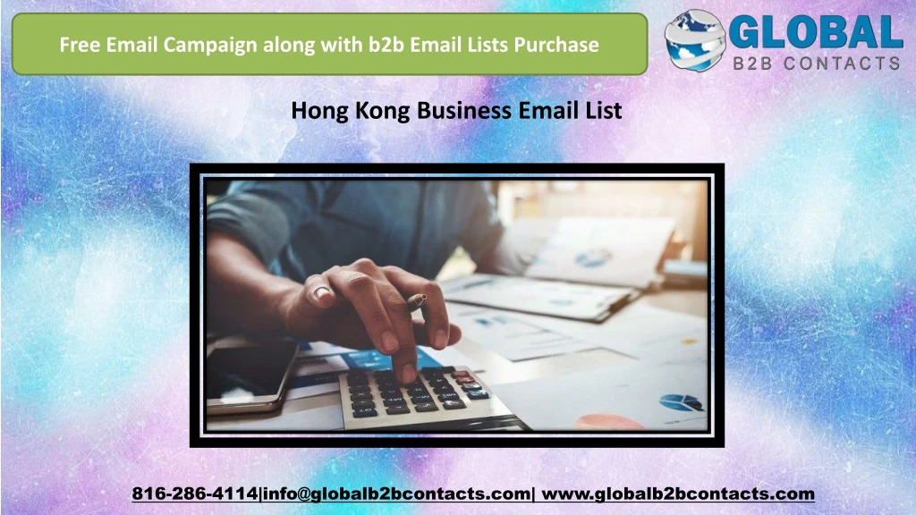 free email campaign along with b2b email lists